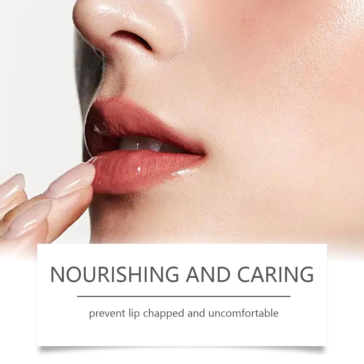 Transferproof Color Changing Lipstick,Gold Crystal Lipstick Color Changing,Clear Lip stick That Changes Color,Long Lasting 24 Hours Moisturizing Glossy Shine Lip Gloss for Women (1pcs) - Image 2