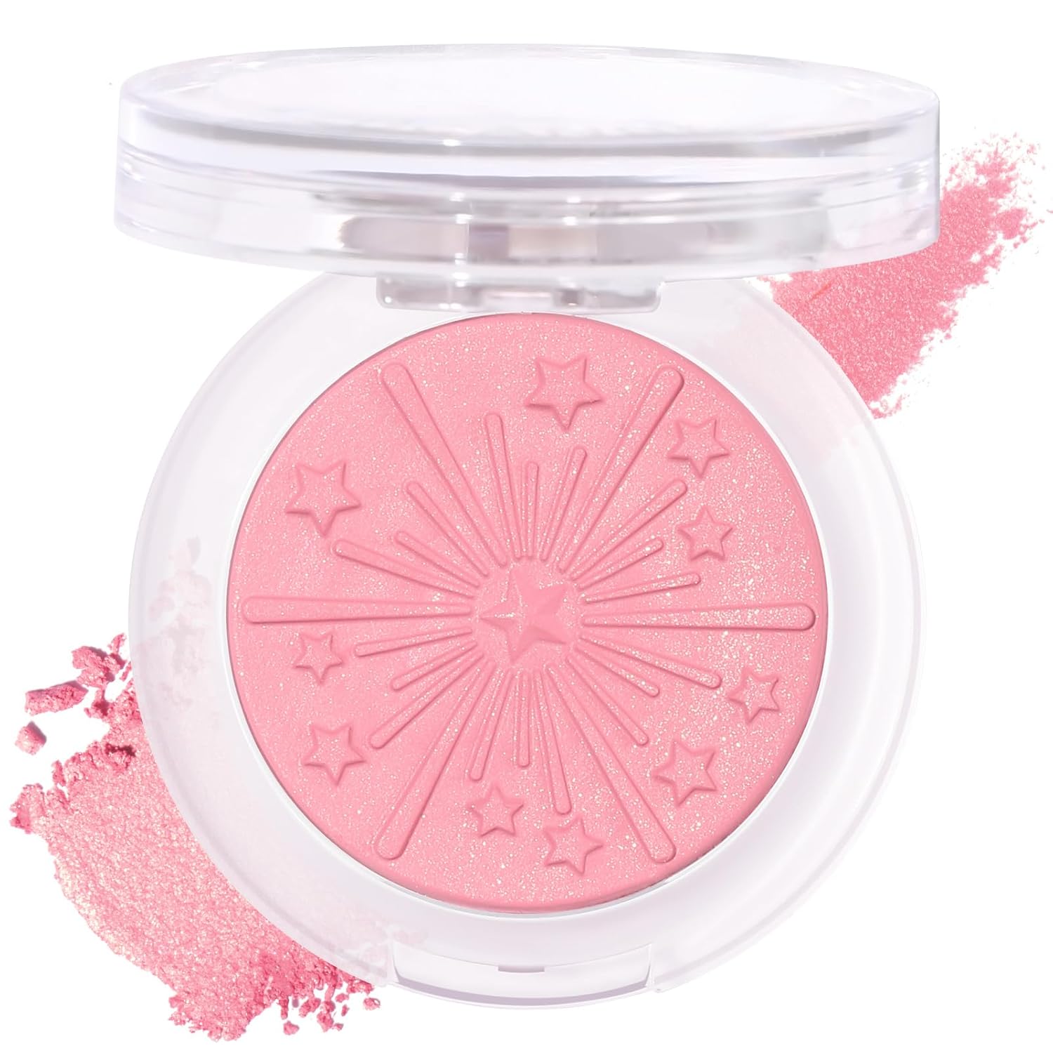 Baked Blush for Cheek, Glow Blushing Palette - Seamless Silky Blendable Powder Blush Makeup Palette, Delivering Long Last Natural Ruddy Complexion, 01 First Sight